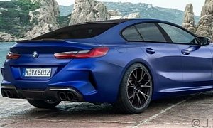 BMW M8 Gran Coupe Looks a Bit Artificial, Competition Even More So