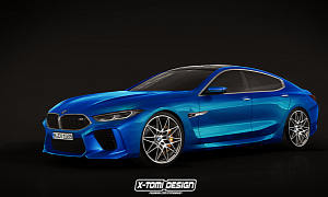 BMW M8 Gran Coupe Production Car Rendered, Out for Mercedes-AMG GT 4-Door Blood