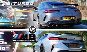 BMW M8 Gran Coupe vs AMG GT 63 S Sound Battle Has Predictable Winner
