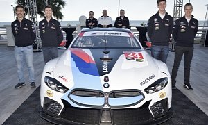 BMW M8 GTE Shows Up in Rolex 24 Livery
