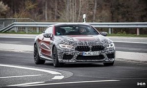 BMW M8 Prototype Shows Skin at Nurburgring, Looks Poised