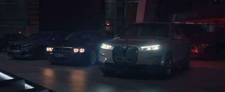 The iX faces off the E65 in new BMW ad, to the most confusing result