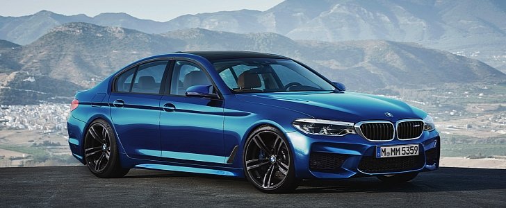 BMW F90 M5 rendering