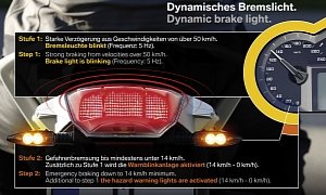 BMW Motorrad Introduces Dynamic Brake Light for Six 2016 Models