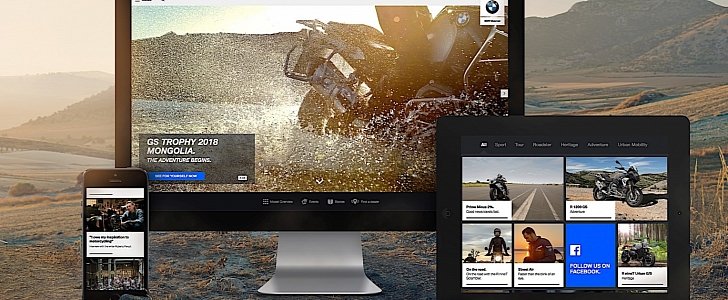BMW Motorrad website