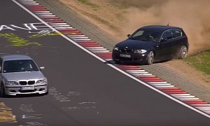 BMW Nurburgring Near Crash Has Spectators Cheering, Driver Pulls It Off