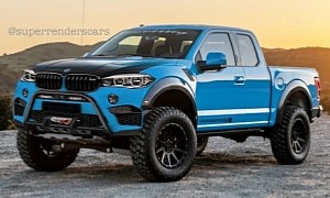 BMW Pickup Truck Rendered With Off-Road Mods, Thankfully Won’t Happen