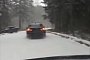 BMW Plays on the Road, Scares Oncoming Driver into an Unplanned Offroad Excursion