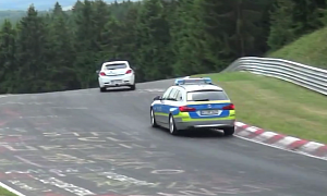 BMW Police Car Shows Up on the Nurburgring. Is It Enforcing Speed Limits?