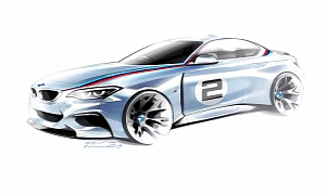 BMW Posts Official Sketch of Motorsport 2 Series Model