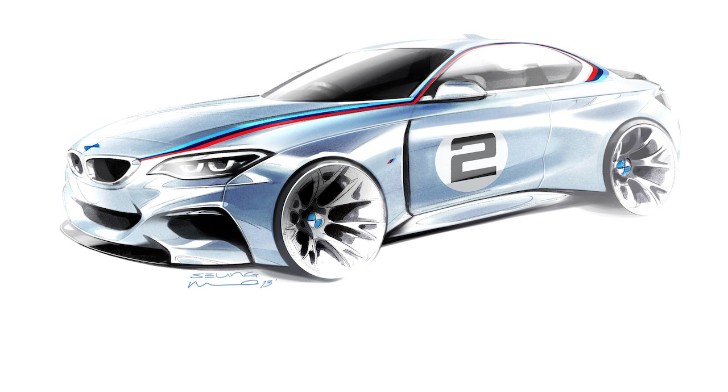 BMW M235i Racing Sketch