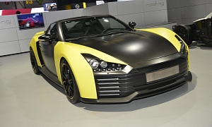 BMW Powered Roding is Dressed in Yellow at Geneva 2013