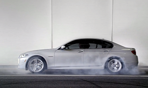 BMW Promotes Diesel MPGs with Burnouts