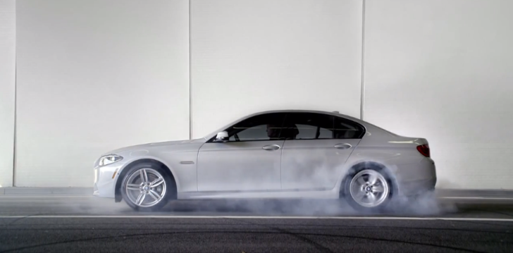 LCI BMW 535d Burnout