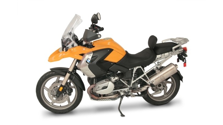 BMW R1200GS with Mustang seats