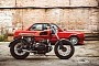 BMW R65 Nitrus Tracker With Two Wheels Looks Best Next to a BMW E30 With Four