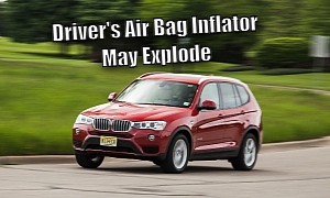 2014 BMW X3, X4, X5 Recalled Over Takata Air Bag Inflators That May Explode