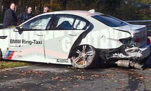 BMW Ring Taxi Has Its First Serious Crash