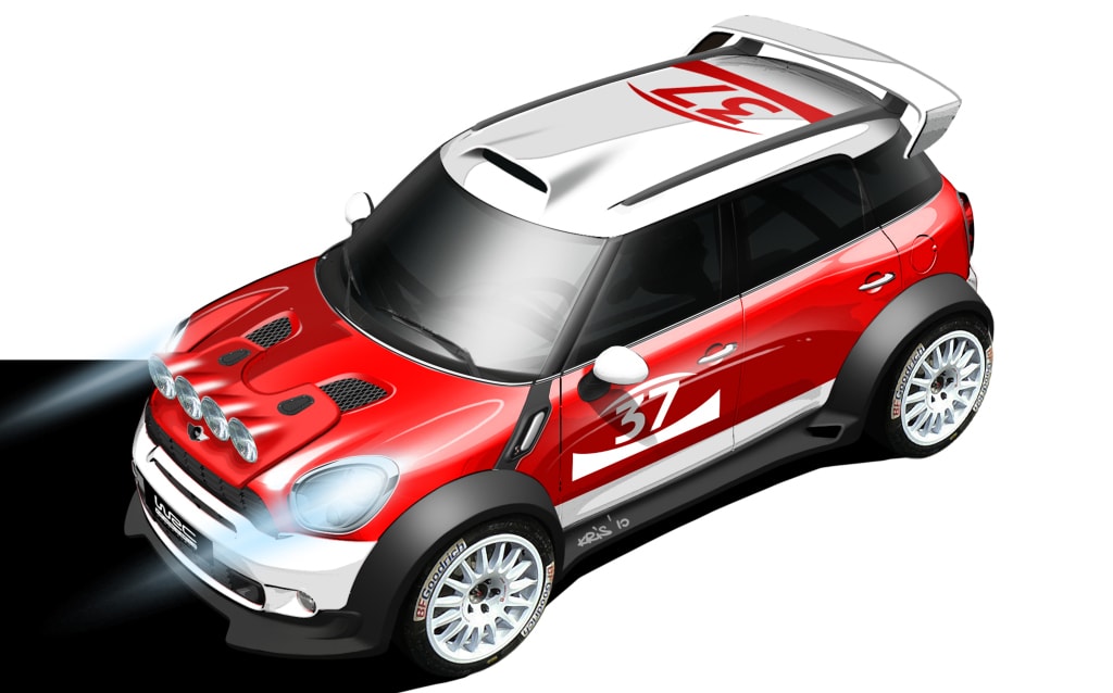 MINI Countryman WRC Design Sketch