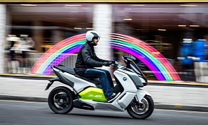 BMW Shows C evolution Scooter at Olympics