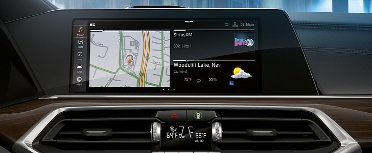 BMW X5 infotainment system
