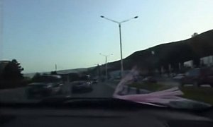 BMW Speeding Wrong-Way on the Highway Shows Road Terror in Georgia