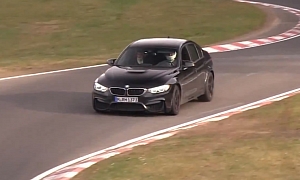BMW Still Testing F80 M3 on the Nurburgring, Sounds Great