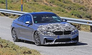 BMW Testing M4 Facelift, Has Modified Front End And Rides On M4 GTS Wheels
