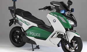 BMW Unveils C 600 Police Scooter at 2013 Milipol