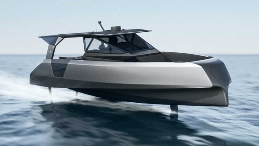 The Open electric foiling yacht