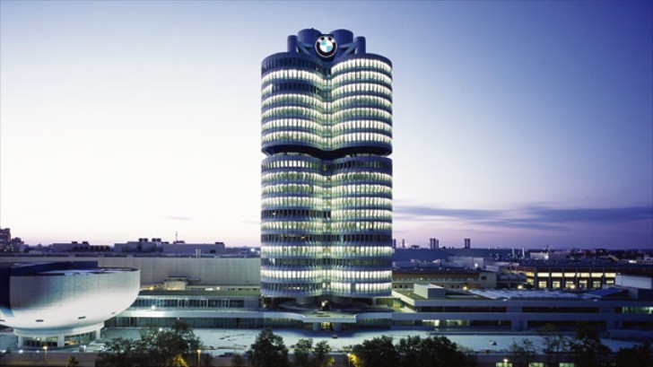 BMW 4 Cylinder Building in Munich