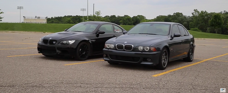BMW E92 m3 vs BMW E39 M5