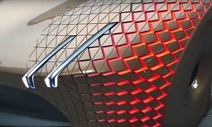 BMW Vision Next 100 Futuristic Moving Wheel Arches and Dash in the Flesh