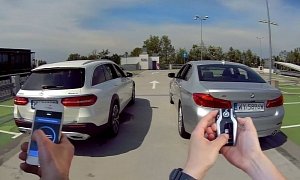 BMW vs. Mercedes Remote Controlled Drag Race Is the Slowest Ever