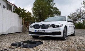 BMW Wireless Charging for the 5 Series Plug-in Hybrid Is Coming This Year