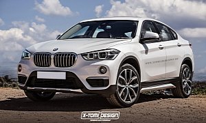 BMW X2 Rendering Hits the Spot