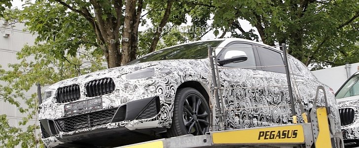 BMW X2 Reveals Front Bumper With Likely M Sport Design