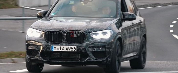 BMW X3 M Spied Again at the Nurburgring, Might Have 500 HP With Competition Pack