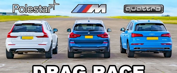 BMW X3 M40i vs. Volvo XC60 T8 vs. Audi Q5 55 TFSIe