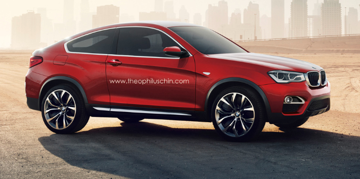 BMW X4 Coupe Rendering