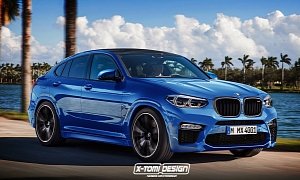 BMW X4 M Rendering Looks Ready for GLC 63 Coupe