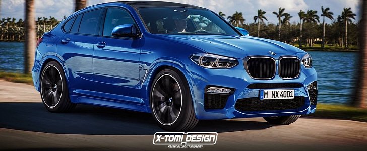 BMW X4 M Rendering Looks Ready for GLC 63 Coupe