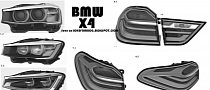 BMW X4 Production Parts Patent Images Leaked