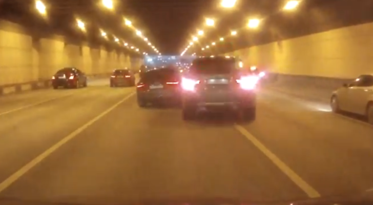 BMW X5 M Crash in Russia