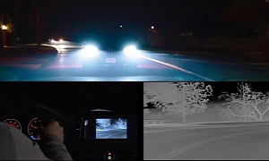 BMW X5 Night Vision Tested Blindfolded Through LA