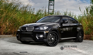 BMW X6 Comes With Matte Black Wheels from Strasse