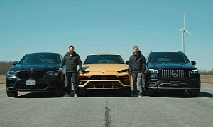 BMW X6 M and Mercedes-AMG GLE 63 Want to Be Supercars, Drag Race the Urus