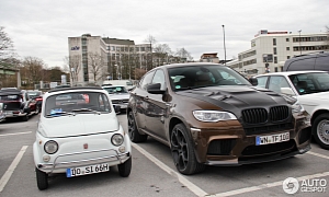BMW X6 M Versus Original Fiat 500 Reminds Us of David and Goliath