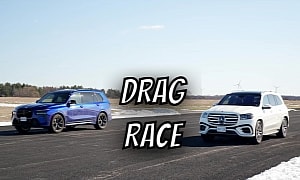 BMW X7 M60i Drag Races Mercedes-Benz GLS 580, They're Both Stupidly Fast