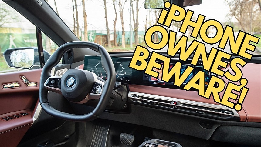 BMW says iPhone 15 owners shouldn't use the wireless charger in their cars